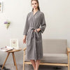 CottonWave – Gender-Neutral Waffle Bathrobe Made of Polyester, Breathable and Stylish