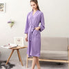 CottonWave – Gender-Neutral Waffle Bathrobe Made of Polyester, Breathable and Stylish
