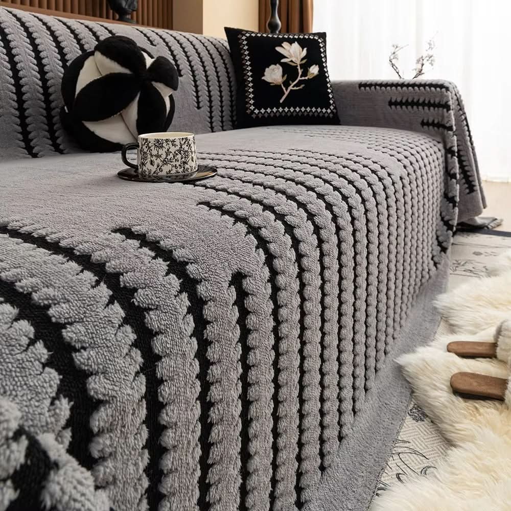 SofaGuardian - Plush Sofa Cover with Non-Slip Backing
