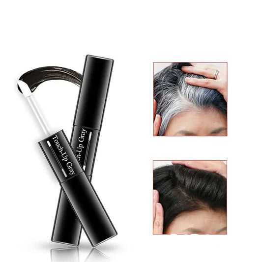 Coverexpress 2-in-1 Hair Color Retouching Brush – Fast Color Correction for Gray Hair