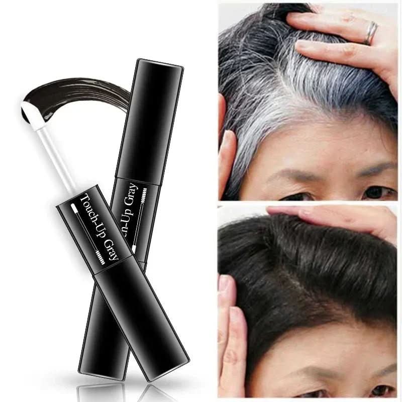 Coverexpress 2-in-1 Hair Color Retouching Brush – Fast Color Correction for Gray Hair