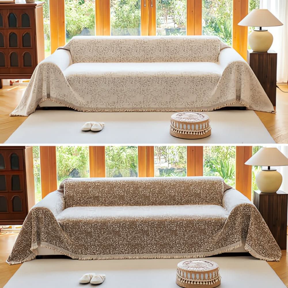 Cuddle Nest – Reversible Microfiber Sofa Cover, Non-Slip and Easy-Care