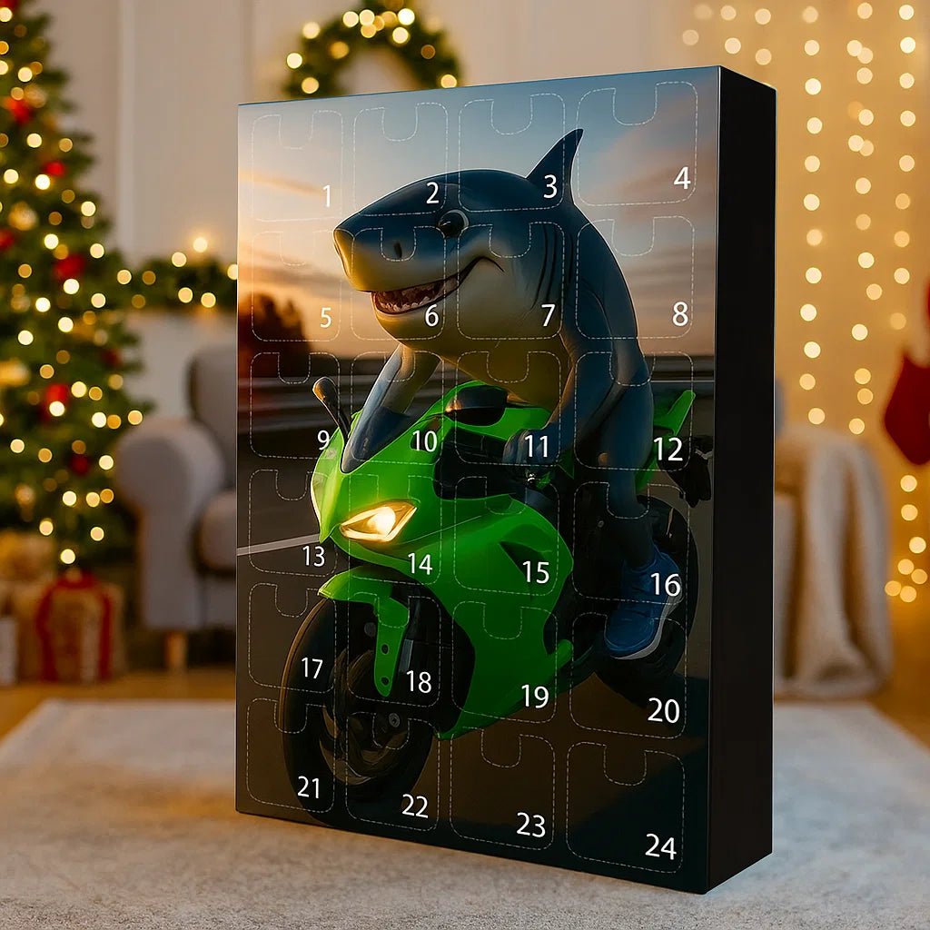 DECORCOUNT – 24-teiliger Adventskalender für festliche Weihnachtsdekoration 3