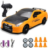 DRIFTHERO – 2,4-GHz-4WD-Hochgeschwindigkeits-RC-Auto mit AE86- und GTR-Renndesign 15