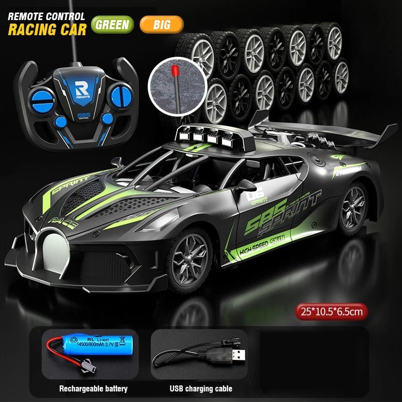 KIDDRIFT – Kid-Friendly 1:18 Remote Control Drift Car with Safe Speed Control