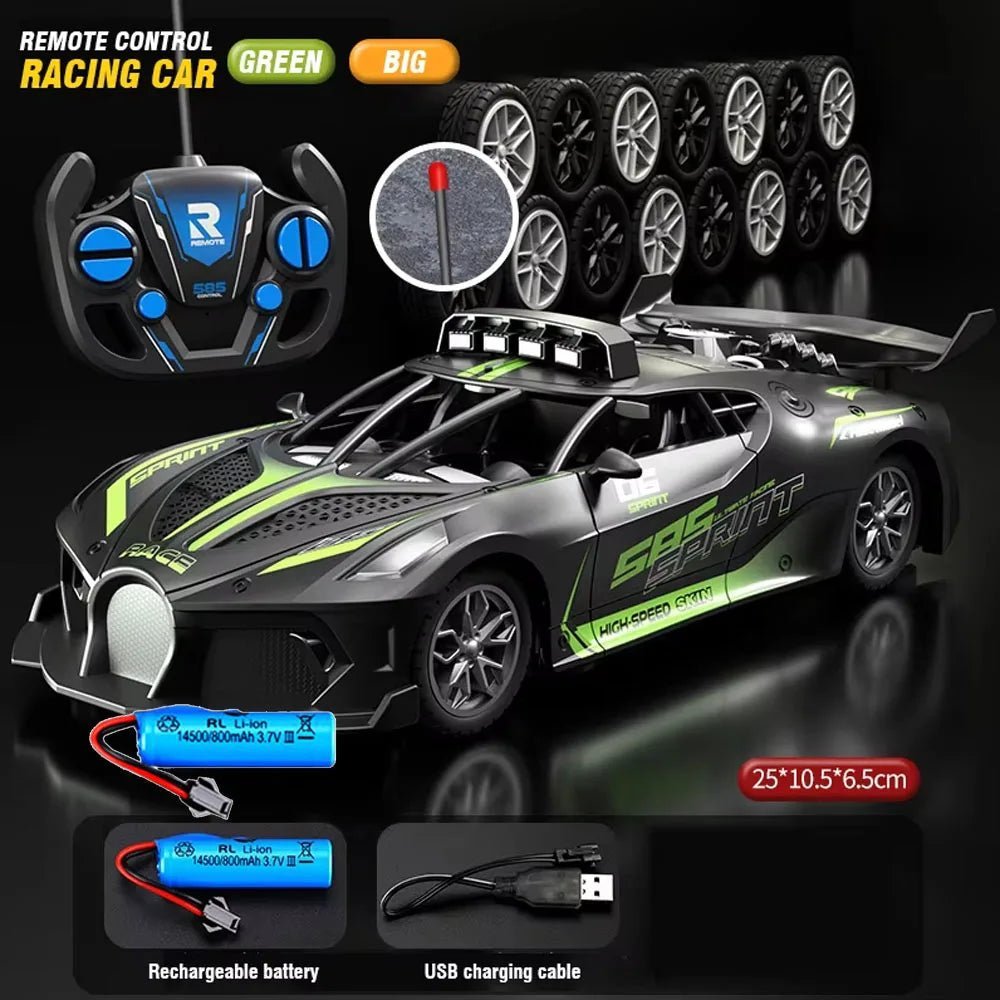 KIDDRIFT – Kid-Friendly 1:18 Remote Control Drift Car with Safe Speed Control