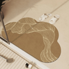 HydroLux Super Soft Floor Mat | Quick Drying & Non-Slip | Absorbent Anti-Slip Mat | Modern Design for Bathroom & Kitchen