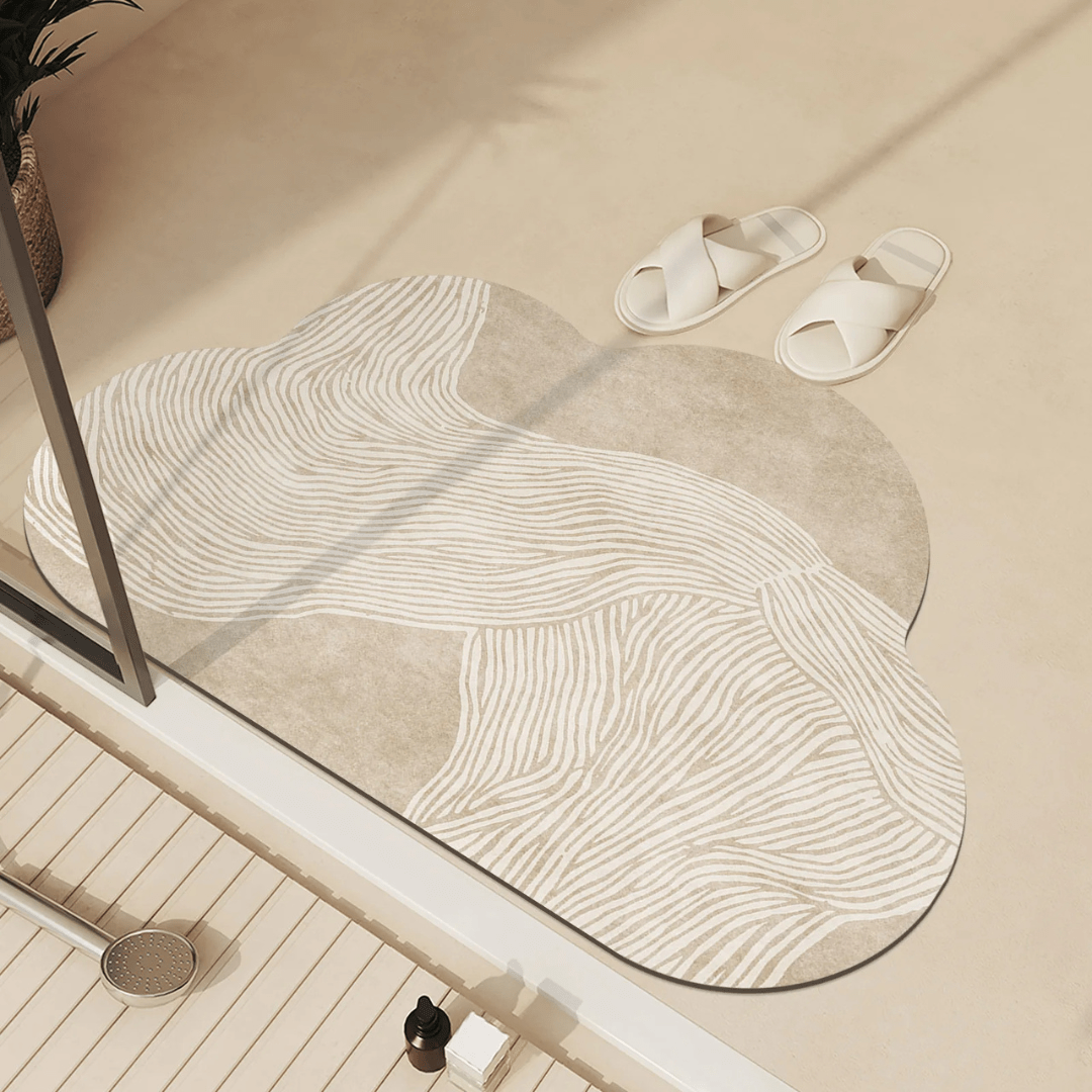 HydroLux Super Soft Floor Mat | Quick Drying & Non-Slip | Absorbent Anti-Slip Mat | Modern Design for Bathroom & Kitchen