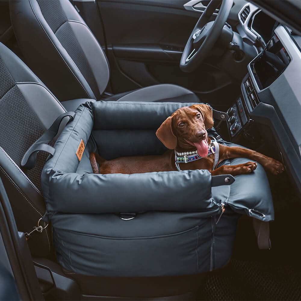 PAWLUXURY – Luxury Dog Car Seat With Seatbelt For Stylish Car Rides