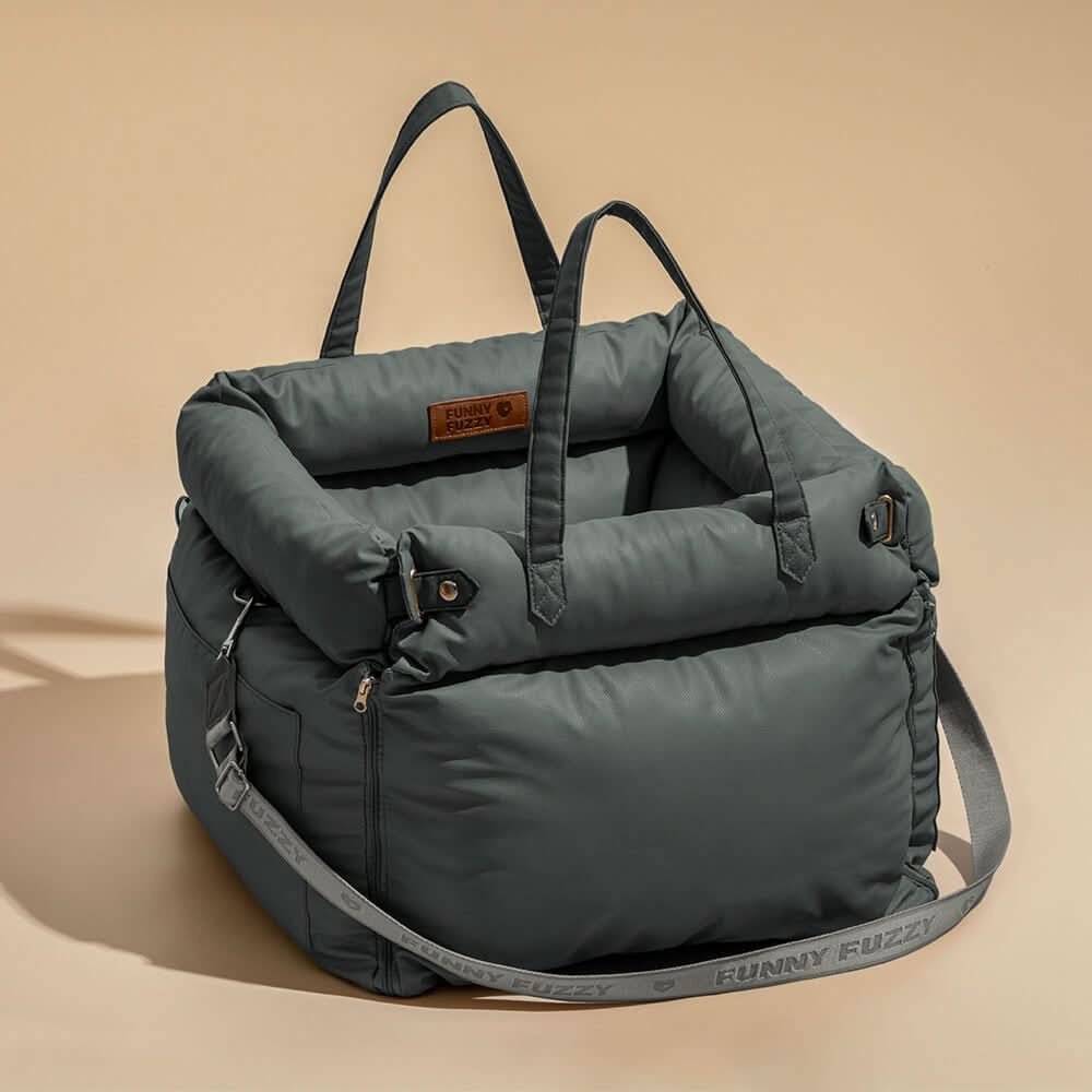 PAWLUXURY – Luxury Dog Car Seat With Seatbelt For Stylish Car Rides