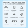 SMILODINO Toothbrush - Electric Kids Toothbrush with 360° Cleaning