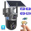 DualSchutz Solar 4K – Drahtlose Überwachungskamera mit Solarmodul und 360° Anwendungs-Steuerung