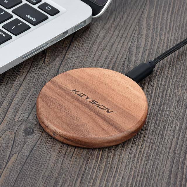 EARTHCHARGE – Schnelles kabelloses Qi-Ladegerät mit Öko-Bambus-Design 6