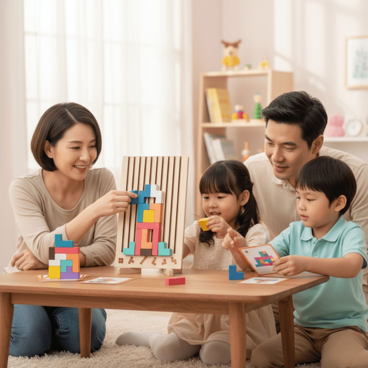 Thought Forms - 3D Wooden Puzzle For Creative Learning