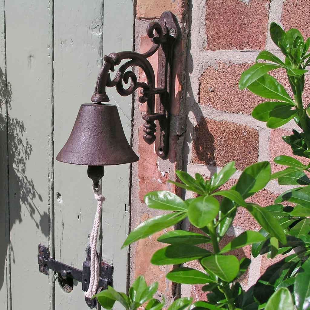 EUROVINT Bell - Cast Iron Retro-Style Doorbell for Front Door & Garden