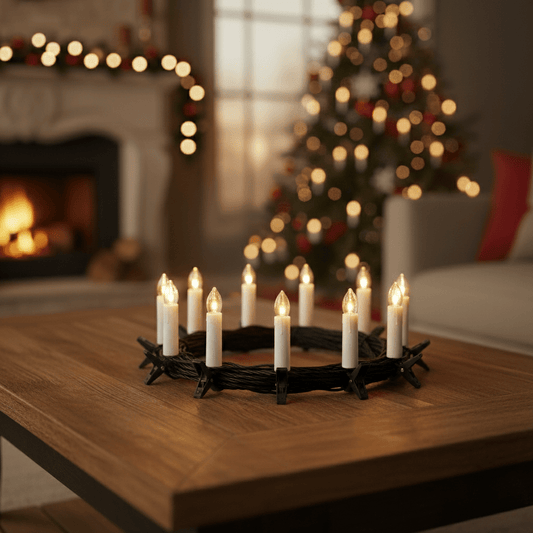 EVERGLOW – Flammenlose LED-Weihnachtskerzen mit sanftem Flackerlicht 0