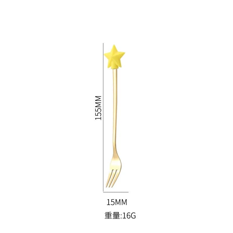 Edelstahl Weihnachtsbaum-Löffel-Set - 4-teilig, Spülmaschinenfest, Ideal für Kaffee und Desserts 1
