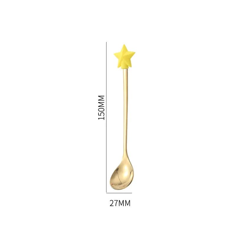 Edelstahl Weihnachtsbaum-Löffel-Set - 4-teilig, Spülmaschinenfest, Ideal für Kaffee und Desserts 23