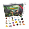 Geotreasure Advent Calendar 2025 - 24 Natural Gemstones For Collectors & Children