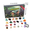 Geotreasure Advent Calendar 2025 - 24 Natural Gemstones For Collectors & Children