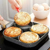 PanVero 4-Hole Non-Stick Pan | Multipurpose Pan | Easy to Clean | Aluminum Frying Pan