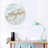 Olive - Elegant Wall Clock with Marble Inspiration