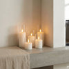Elegante LED-Stumpenkerzen Set mit Timer - 9 Flammenlose Kerzen für Stimmungsvolle Dekoration 7