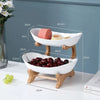 Culinary Tower Tiered Stand | Elegant 2 & 3-Tier Fruit Bowl | Modern Kitchen Organizer | Stylish Metal Storage
