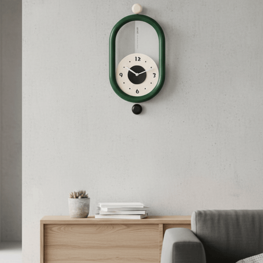 Elegante, lange Wanduhr – 3D-Design mit geräuschlosem Uhrwerk und einfacher Montage 0
