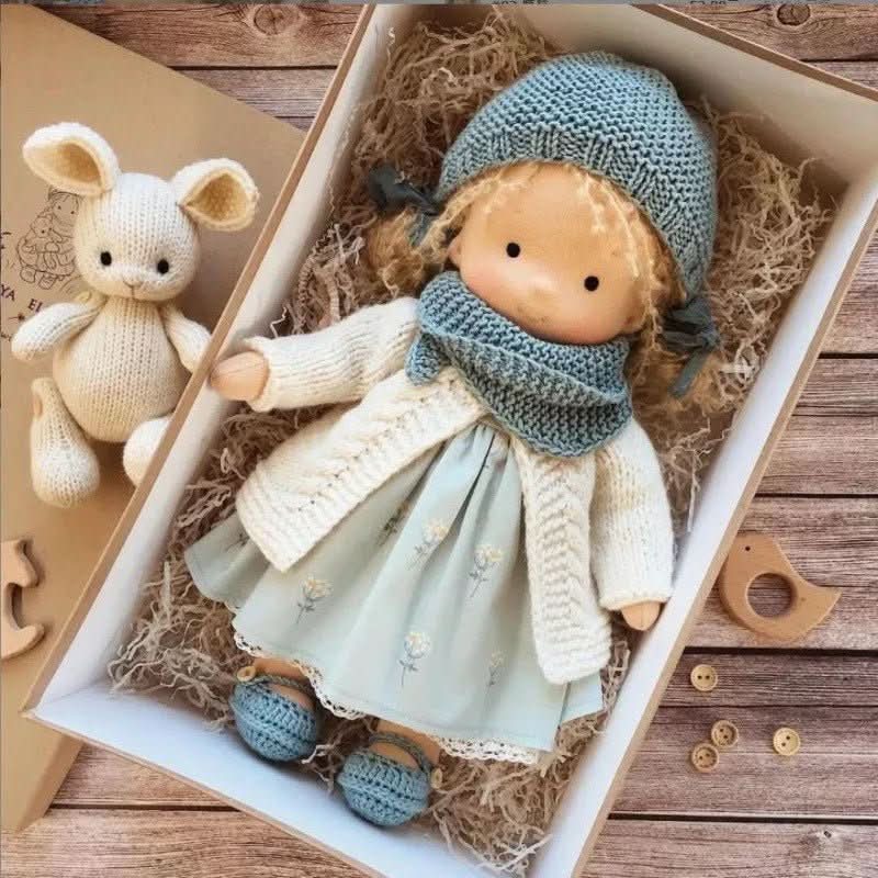 Selina – Handmade Cotton Waldorf Doll for Creative Play