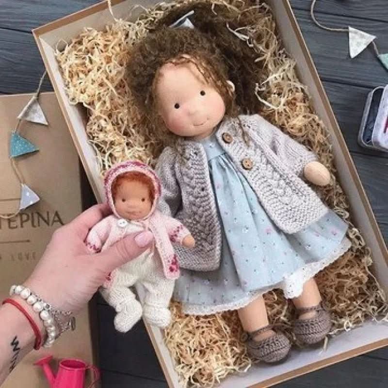 Selina – Handmade Cotton Waldorf Doll for Creative Play
