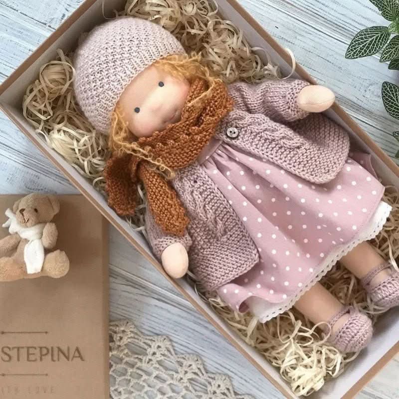 Selina – Handmade Cotton Waldorf Doll for Creative Play