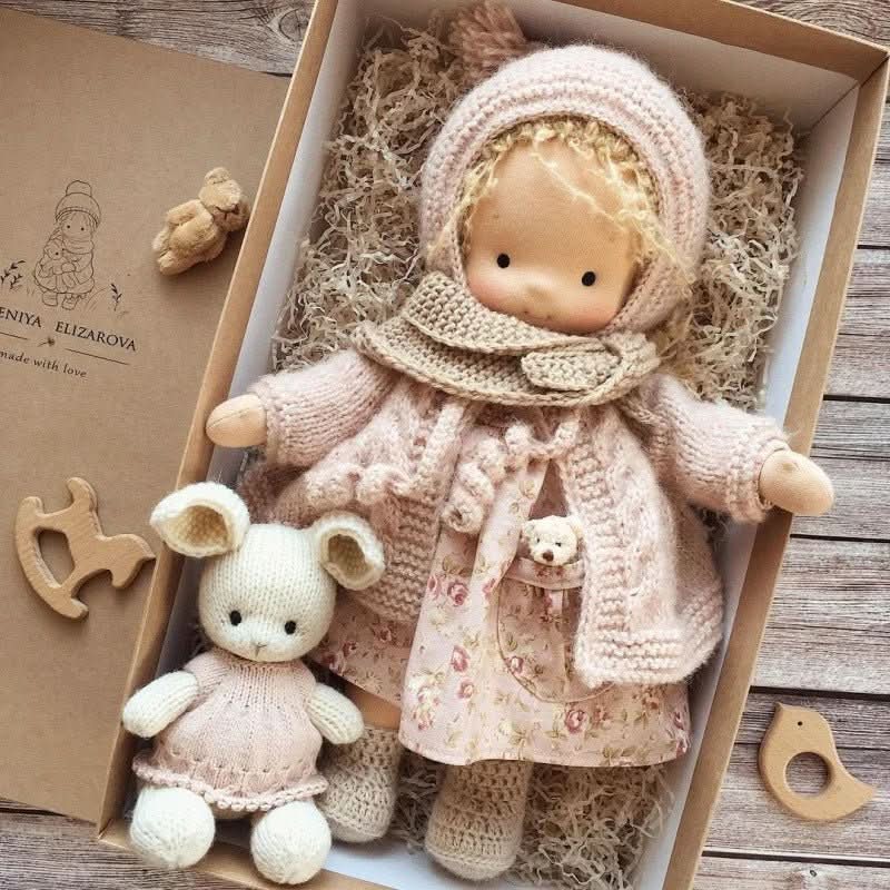 Selina – Handmade Cotton Waldorf Doll for Creative Play