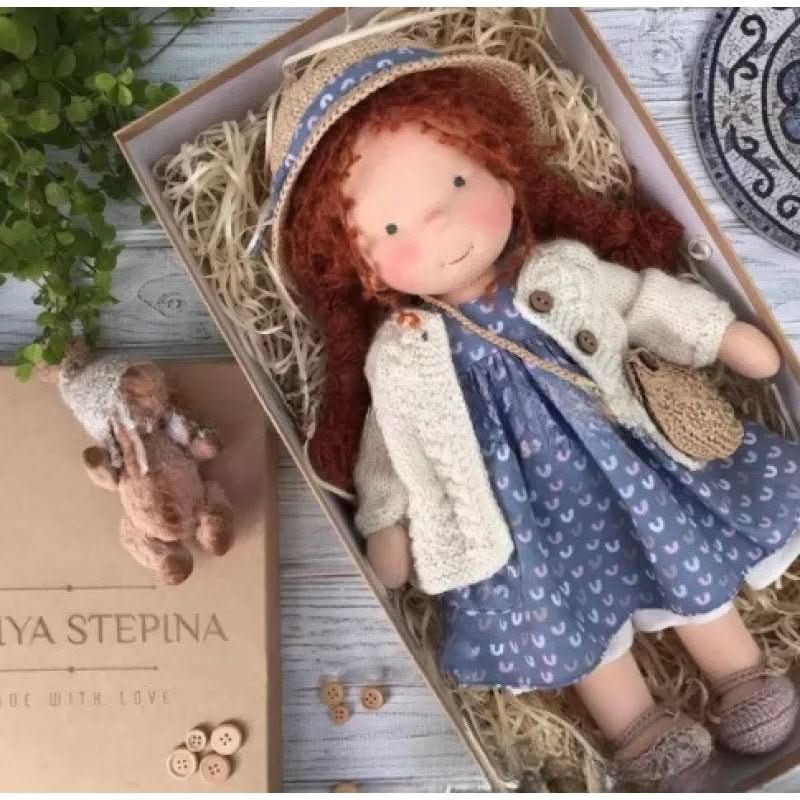 Selina – Handmade Cotton Waldorf Doll for Creative Play