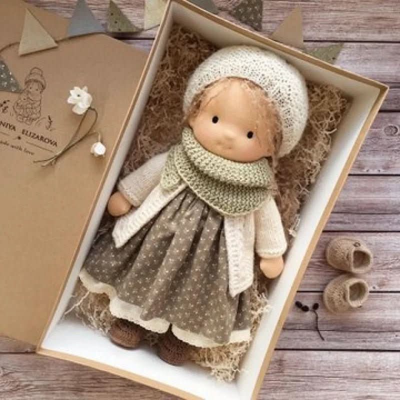 Selina – Handmade Cotton Waldorf Doll for Creative Play