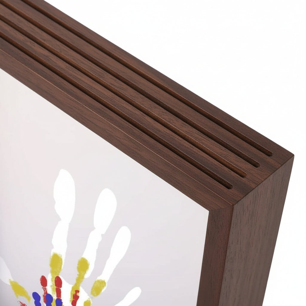 Erinnerungsrahmen „Kleine Hände“ | Halten Sie Hand- und Fußabdrücke von Babys fest | Sicherer Erinnerungsrahmen aus Ton | Montessori-Kinderzimmerdekor 6