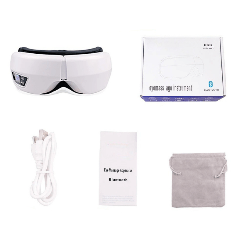 Eyeglow Intelligent 6D – Eye Massager with Air Pressure & Heat Function