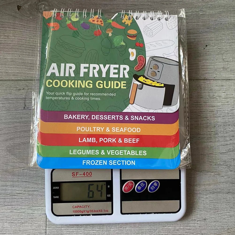 FLAVORFY – Kompakte magnetische Heißluftfritteuse – Essenszubereitungstabelle 5