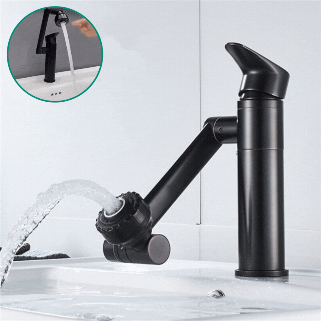 FLEXISPOUT – Flexible Faucet with 360° Spray Function for Bathroom & Kitchen