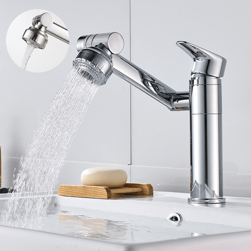 FLEXISPOUT – Flexible Faucet with 360° Spray Function for Bathroom & Kitchen