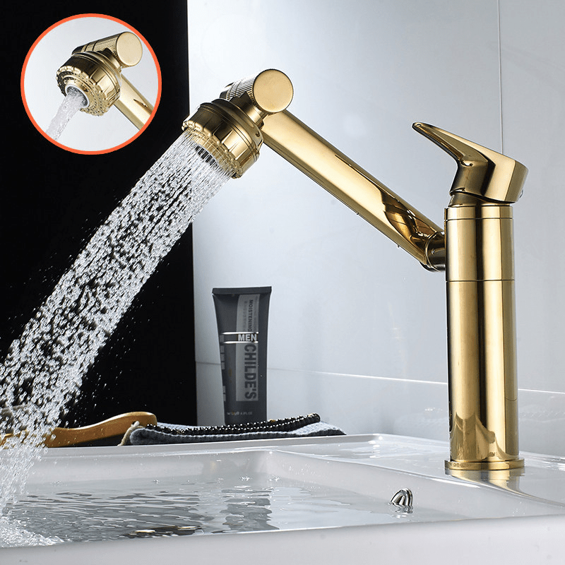 FLEXISPOUT – Flexible Faucet with 360° Spray Function for Bathroom & Kitchen