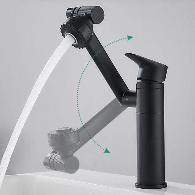 FLEXISPOUT – Flexible Faucet with 360° Spray Function for Bathroom & Kitchen