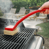 FLORACLEAN - Grillbürste mit Langem Griff für Kratzfreie Reinigung und Dampfkraft 1
