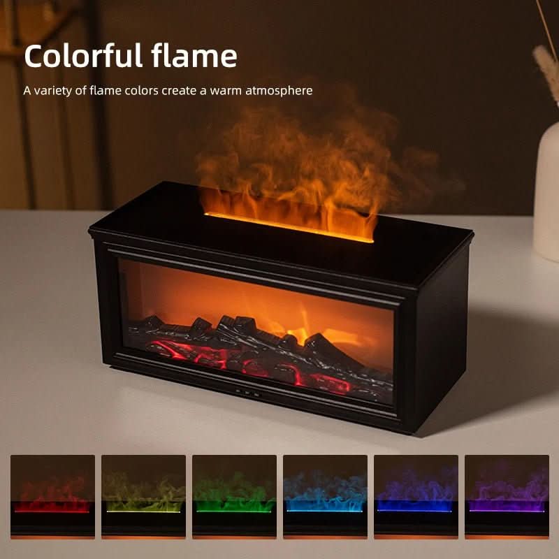 FlameAura – Aromatherapie Feuerstelle Diffusor Mit 7 Farben