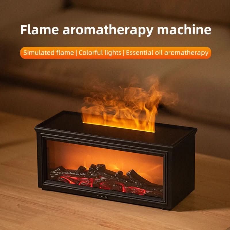 FlameAura – Aromatherapie Feuerstelle Diffusor Mit 7 Farben