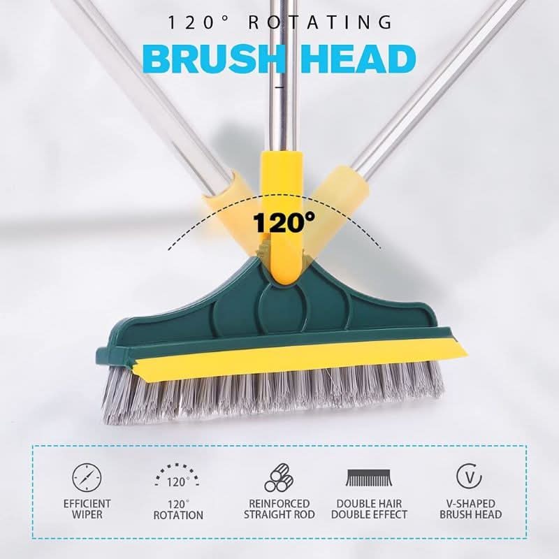 FlexSweep Brush - 2-in-1 Cleaning Brush for Floors & Tiles