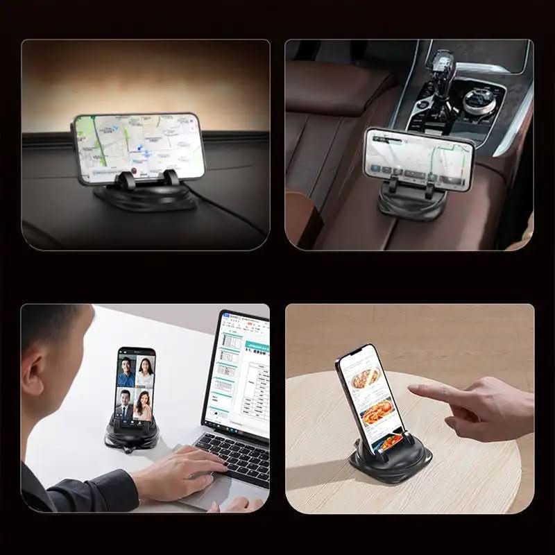 FlexiSight – 360° Phone Holder with Adjustable Viewing Angle & Secure Stand