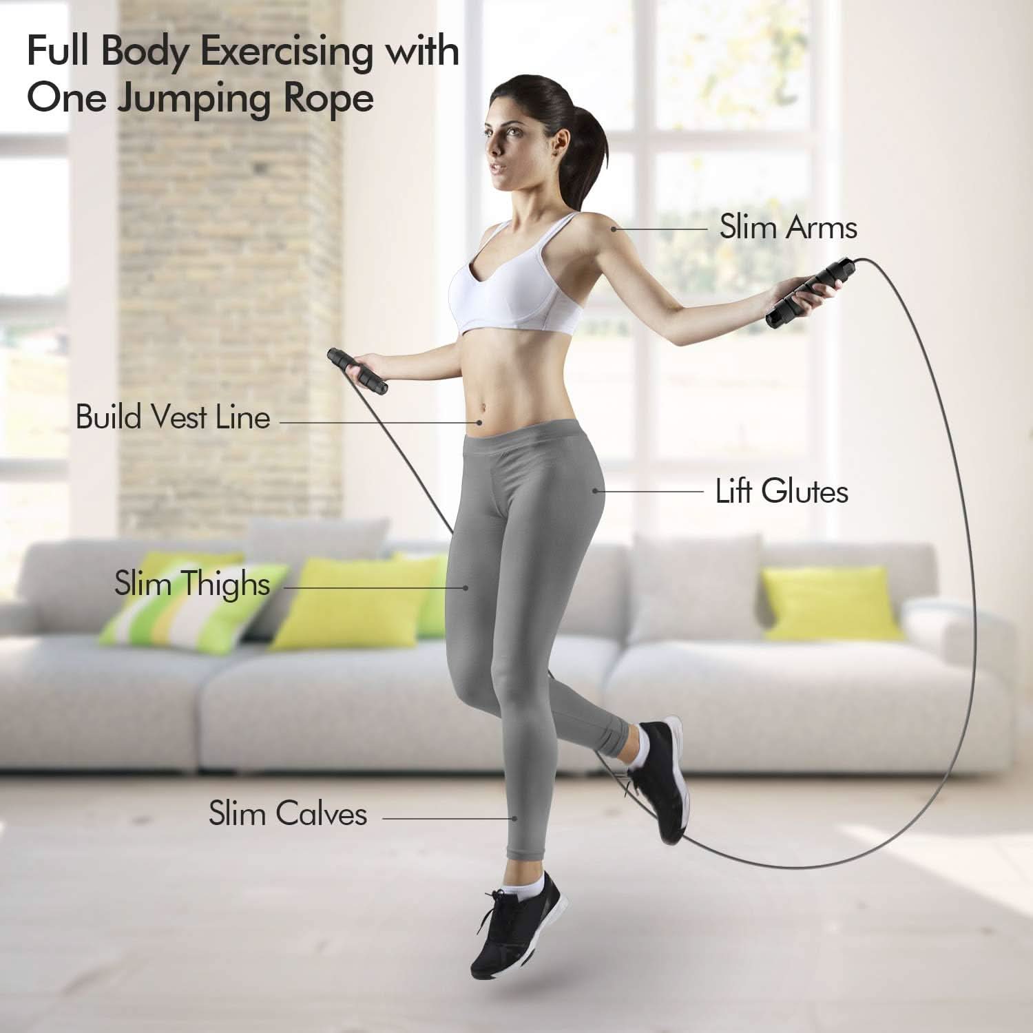 FlexiJump – Adjustable Jump Rope Cardio & Coordination Training