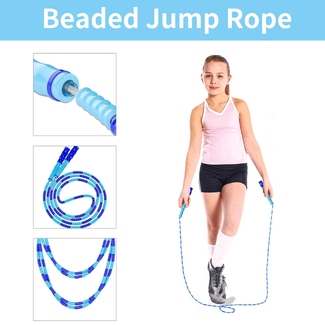 Flexirope - Adjustable Beaded Jump Rope For Effective Endurance Training