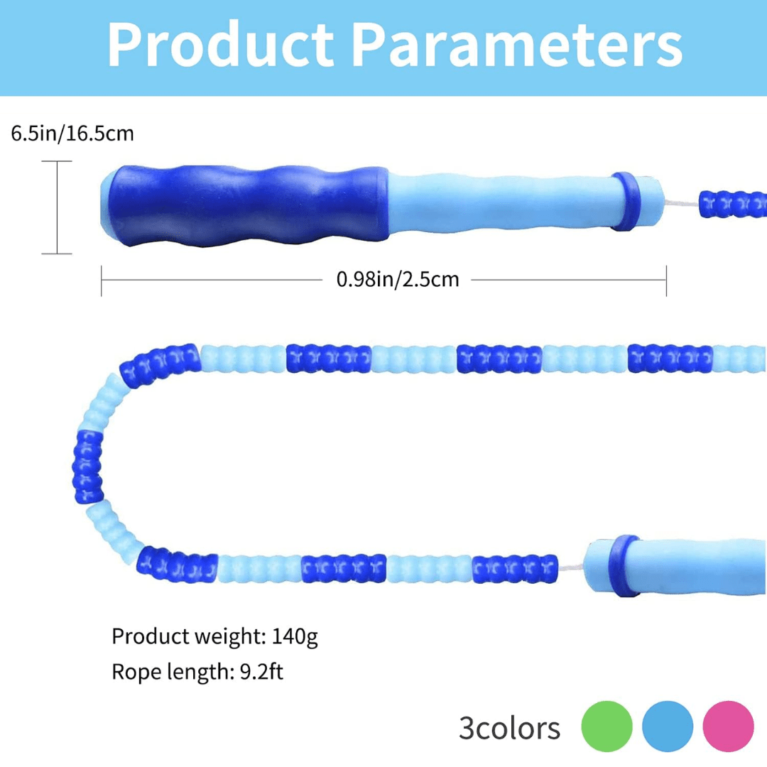 Flexirope - Adjustable Beaded Jump Rope For Effective Endurance Training